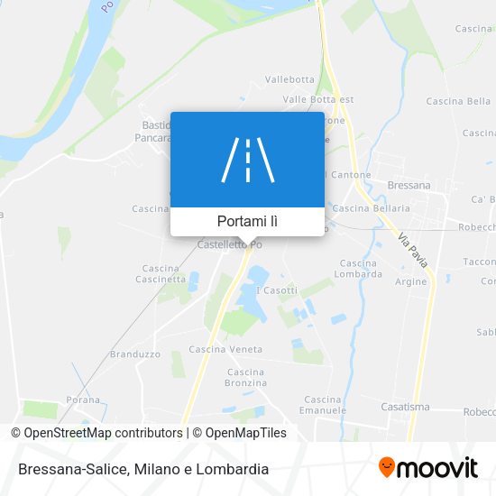 Mappa Bressana-Salice