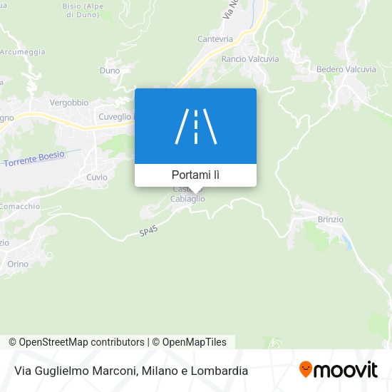 Mappa Via Guglielmo Marconi