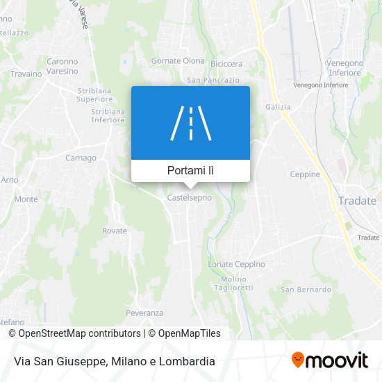 Mappa Via San Giuseppe