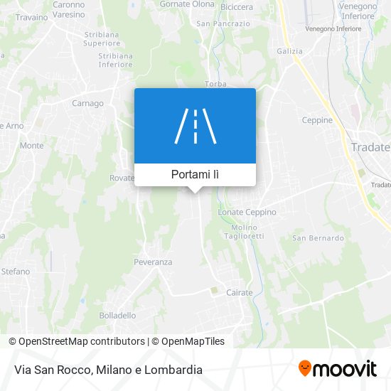 Mappa Via San Rocco