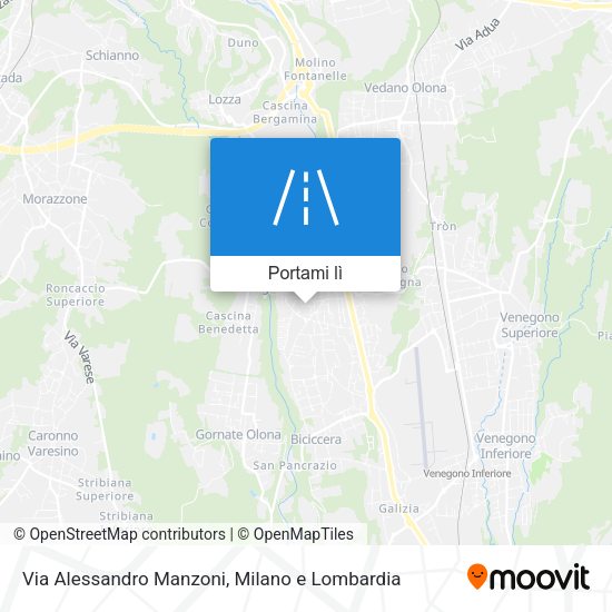 Mappa Via Alessandro Manzoni