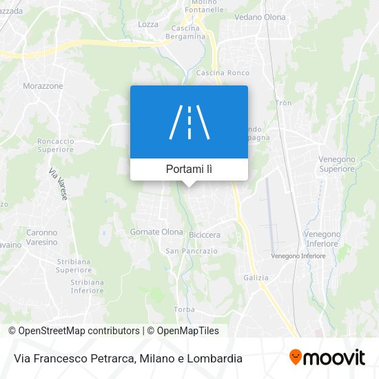 Mappa Via Francesco Petrarca