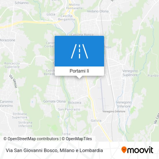 Mappa Via San Giovanni Bosco