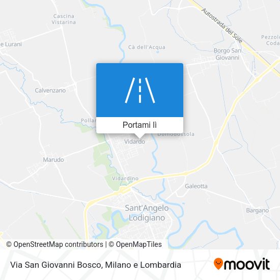 Mappa Via San Giovanni Bosco