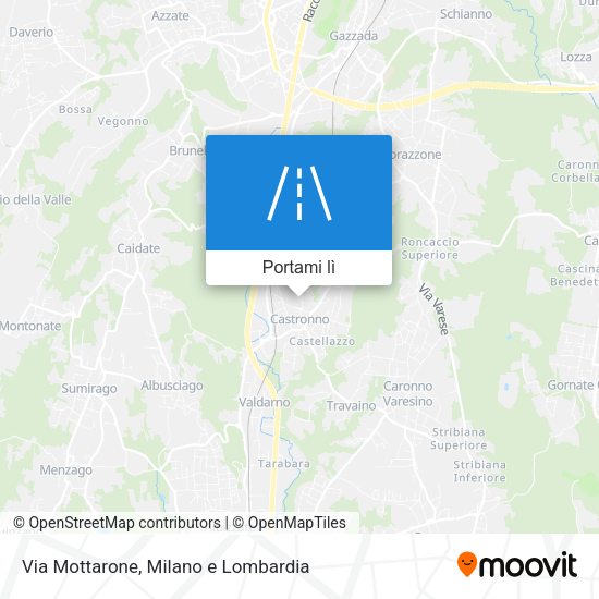 Mappa Via Mottarone