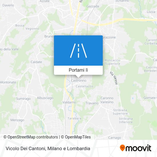Mappa Vicolo Dei Cantoni