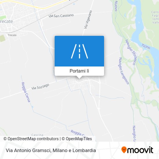 Mappa Via Antonio Gramsci