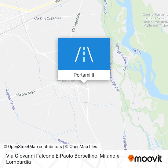 Mappa Via Giovanni Falcone E Paolo Borsellino