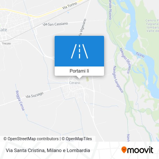 Mappa Via Santa Cristina