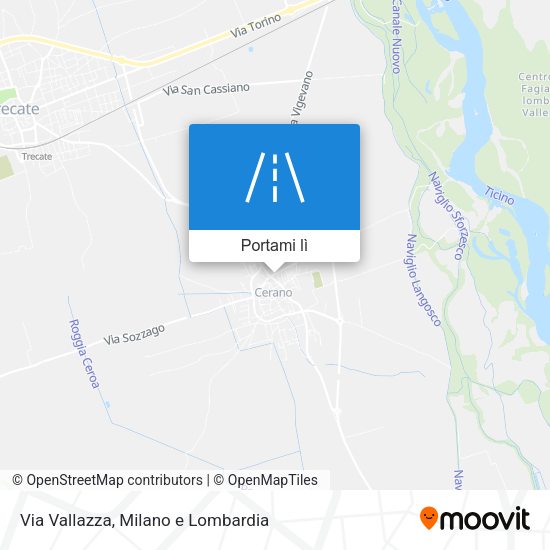 Mappa Via Vallazza