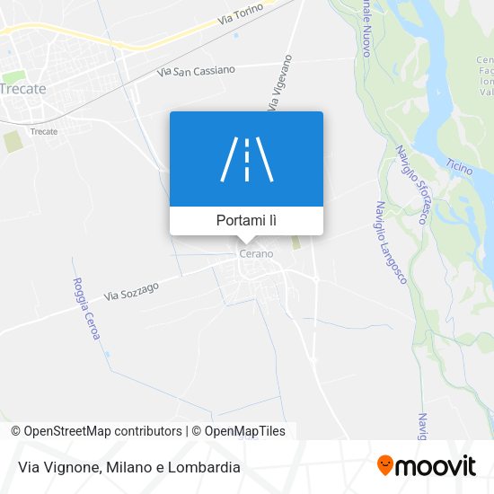 Mappa Via Vignone