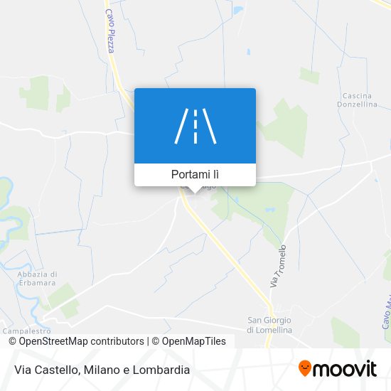 Mappa Via Castello