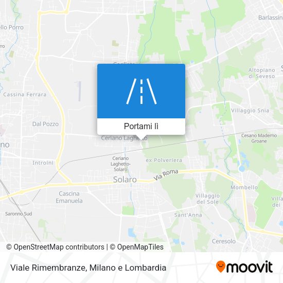 Mappa Viale Rimembranze