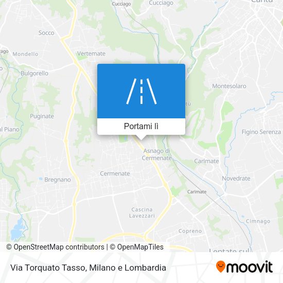 Mappa Via Torquato Tasso