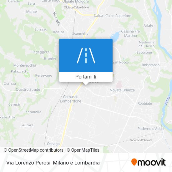 Mappa Via Lorenzo Perosi