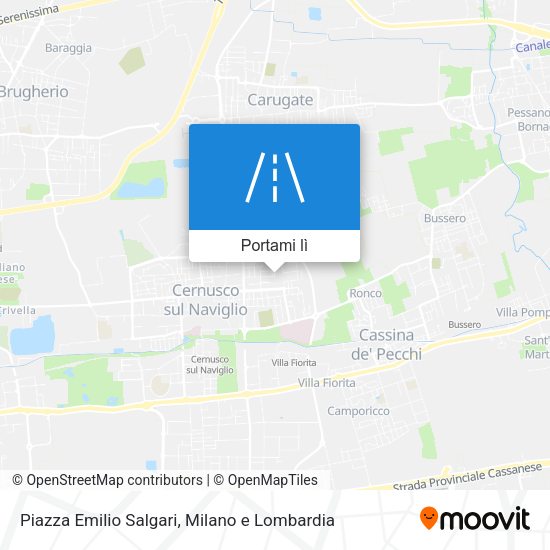 Mappa Piazza Emilio Salgari