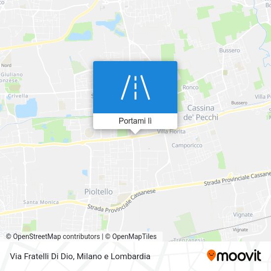 Mappa Via Fratelli Di Dio