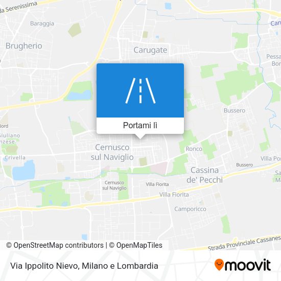 Mappa Via Ippolito Nievo