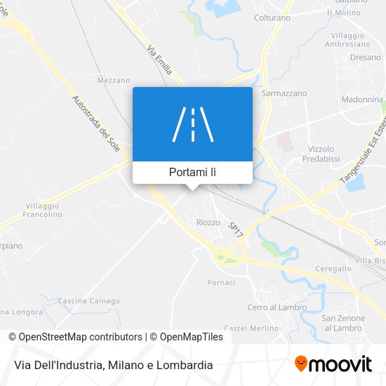 Mappa Via Dell'Industria