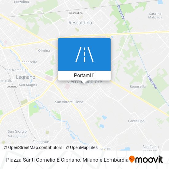 Mappa Piazza Santi Cornelio E Cipriano