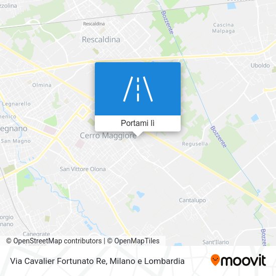 Mappa Via Cavalier Fortunato Re