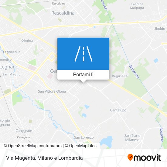 Mappa Via Magenta