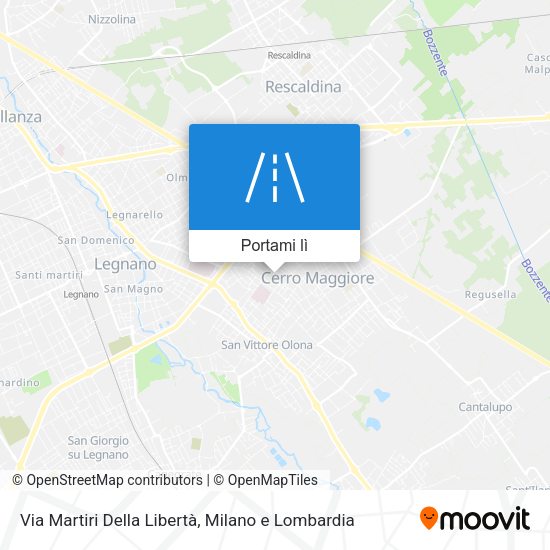 Mappa Via Martiri Della Libertà