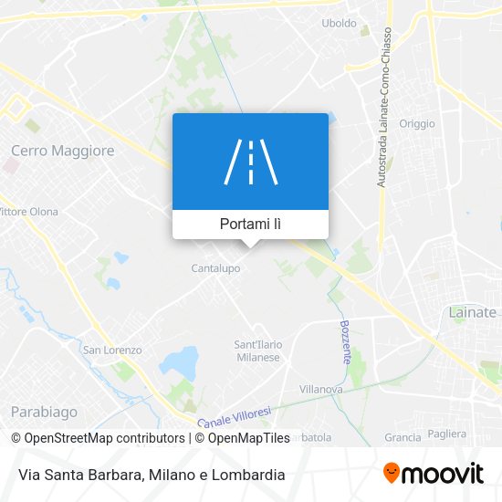 Mappa Via Santa Barbara