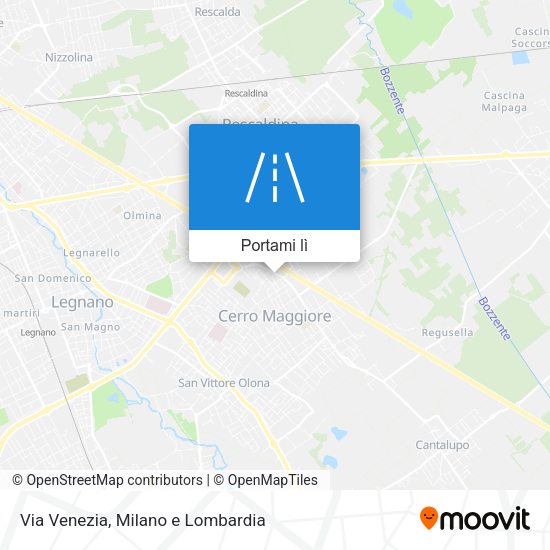 Mappa Via Venezia