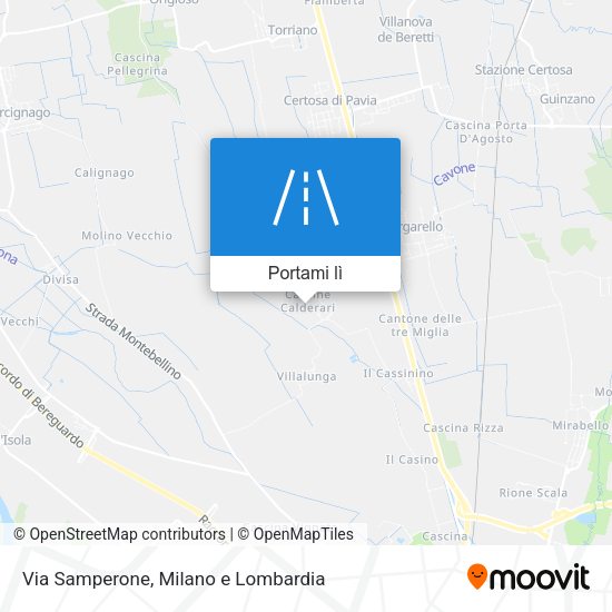 Mappa Via Samperone