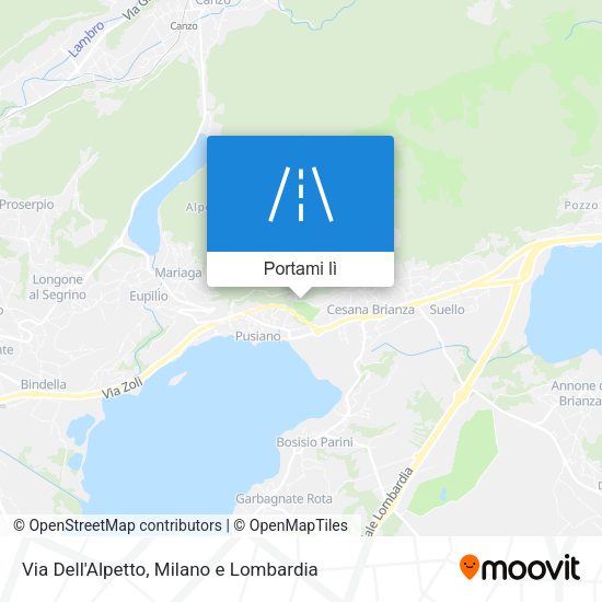 Mappa Via Dell'Alpetto