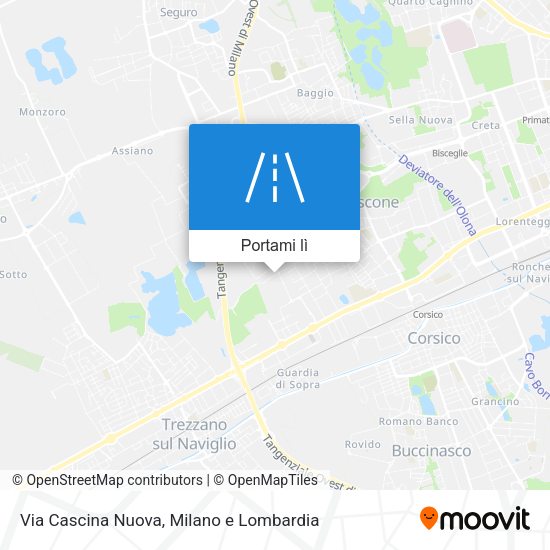 Mappa Via Cascina Nuova