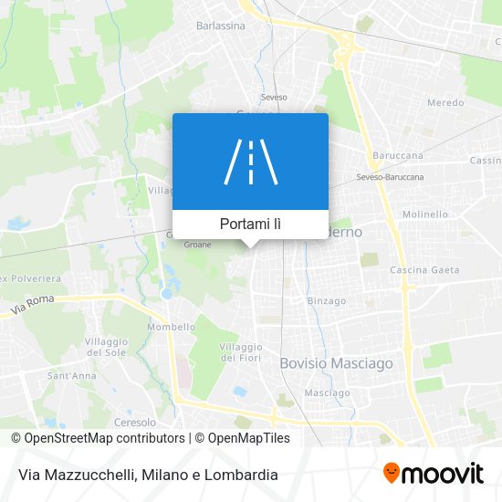 Mappa Via Mazzucchelli