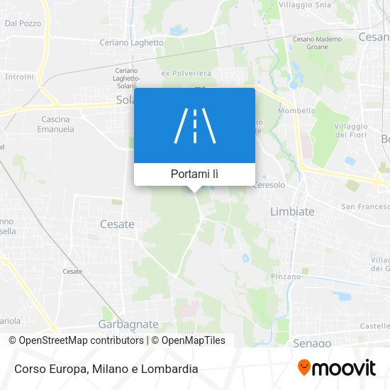 Mappa Corso Europa