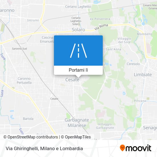 Mappa Via Ghiringhelli