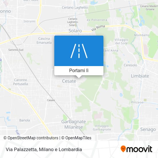 Mappa Via Palazzetta