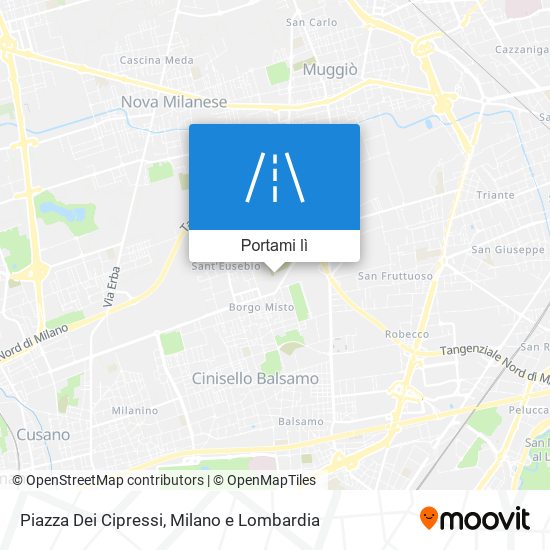 Mappa Piazza Dei Cipressi