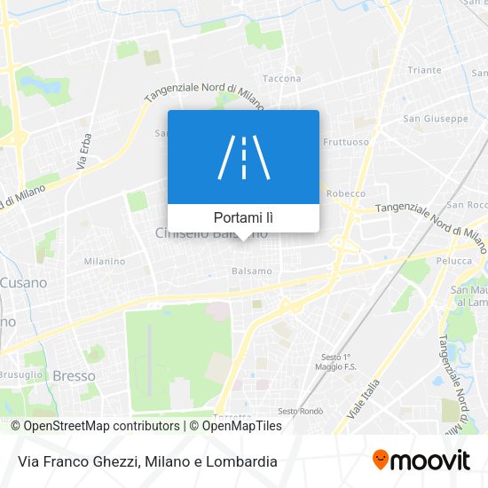 Mappa Via Franco Ghezzi