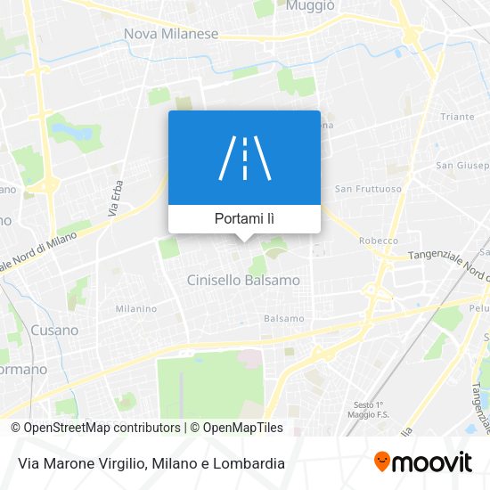 Mappa Via Marone Virgilio