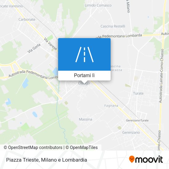 Mappa Piazza Trieste