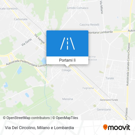 Mappa Via Del Circolino