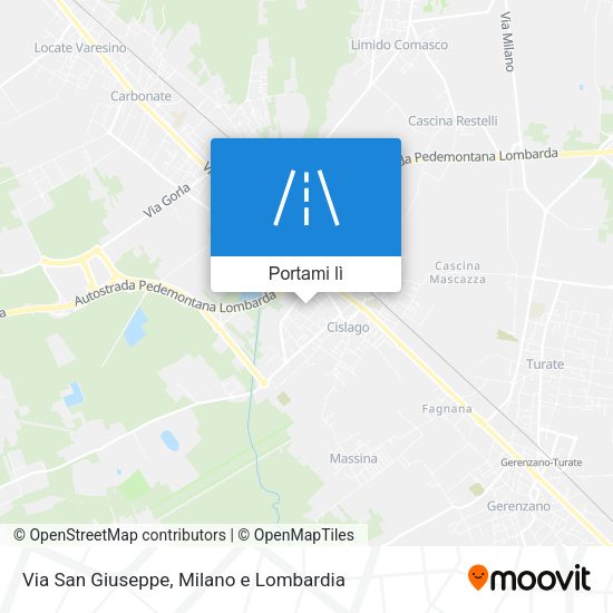 Mappa Via San Giuseppe