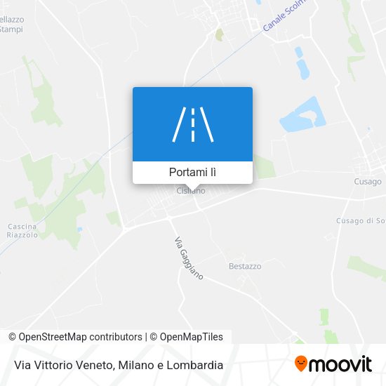Mappa Via Vittorio Veneto