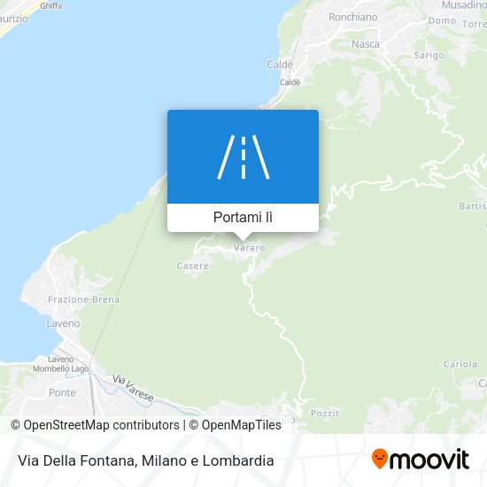 Mappa Via Della Fontana