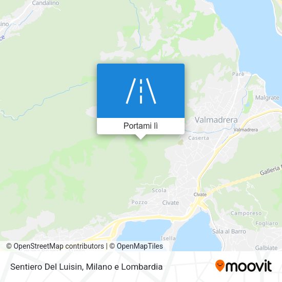 Mappa Sentiero Del Luisin