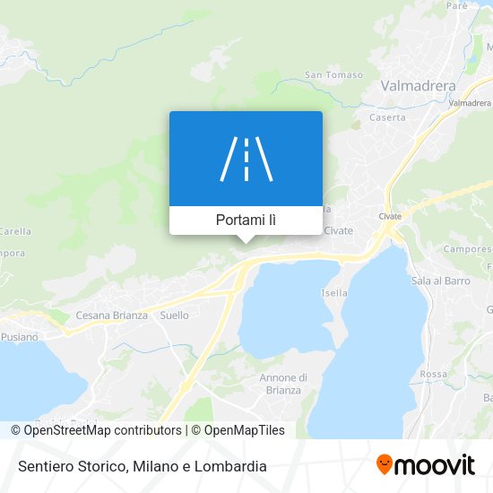 Mappa Sentiero Storico