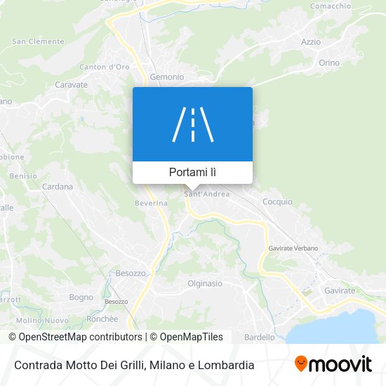 Mappa Contrada Motto Dei Grilli