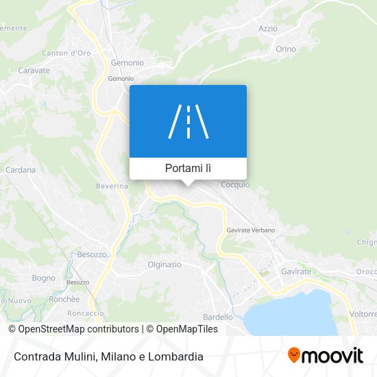 Mappa Contrada Mulini
