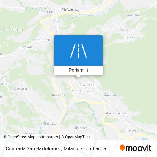 Mappa Contrada San Bartolomeo