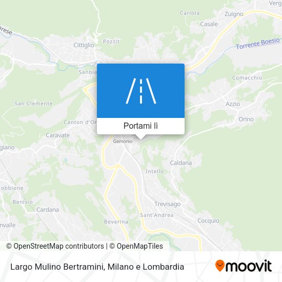 Mappa Largo Mulino Bertramini
